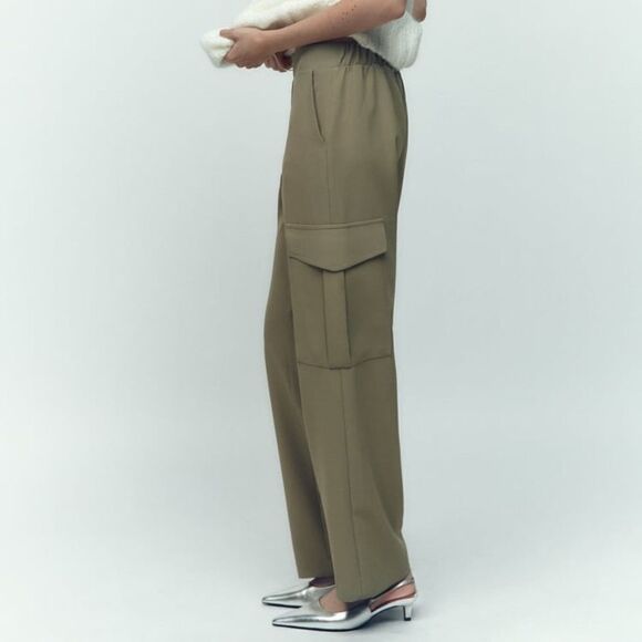 STRAIGHT LEG CARGO PANTS - Picture 8 of 10